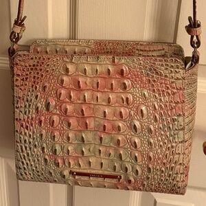 Brahmin Carrie Crossbody  Melbourne Embossed  Genuine Leather NEW